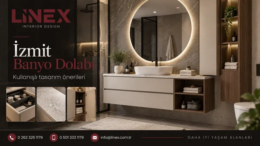 İzmit Banyo Dolabı Modelleri ve Kullanışlı Tasarım Önerileri