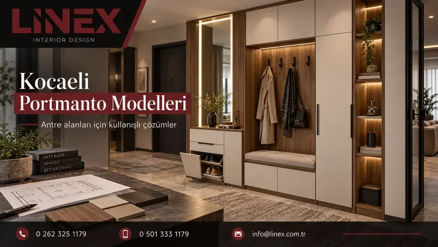 Kocaeli Portmanto Modelleri ile Antre Alanları Nasıl Daha Kullanışlı Hale Gelir?