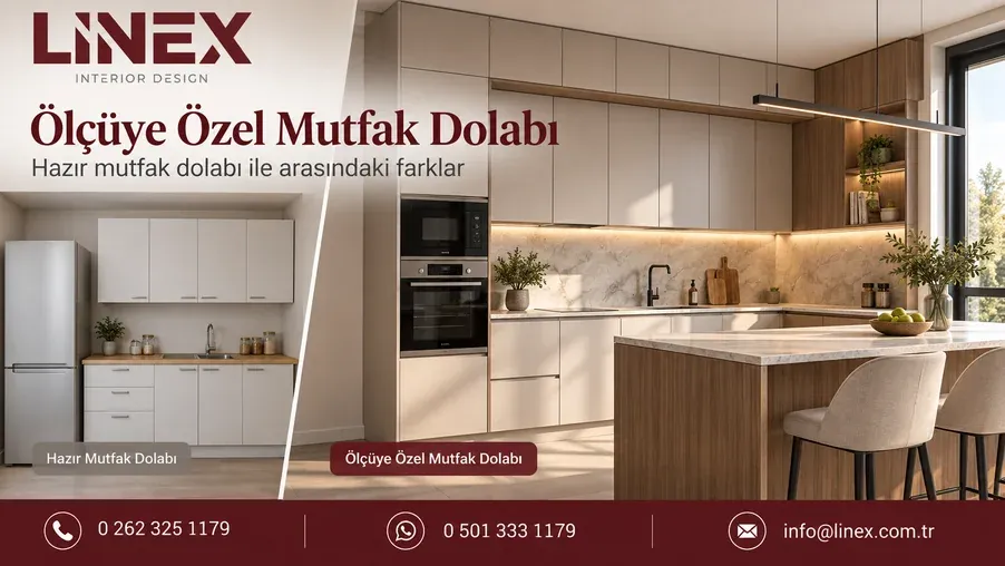 Ölçüye Özel Mutfak Dolabı ile Hazır Mutfak Dolabı Arasındaki Farklar