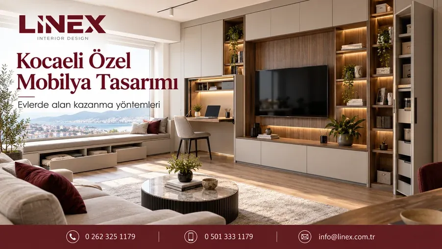 Kocaeli Özel Mobilya Tasarımı ile Evlerde Alan Kazanma Yöntemleri