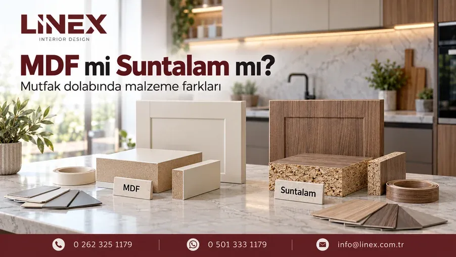 MDF Mutfak Dolabı ile Suntalam Mutfak Dolabı Arasındaki Farklar